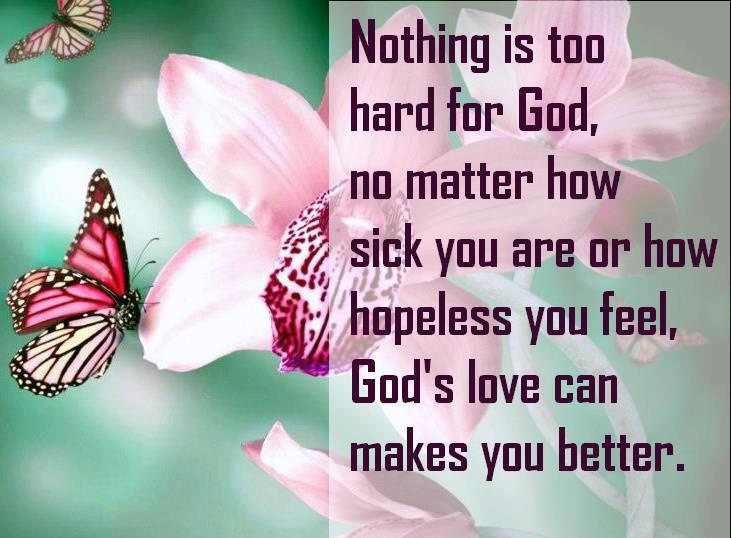 THERE’S NOTHING TOO HARD FOR GOD!