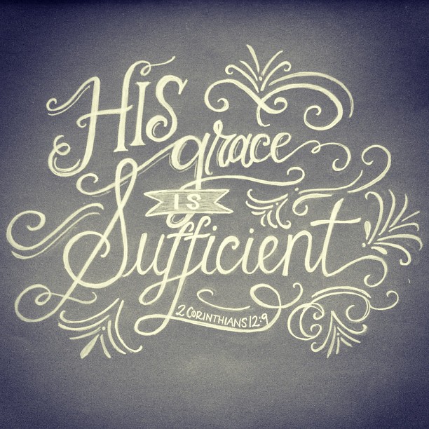 THE SUFFICIENT GRACE OF GOD